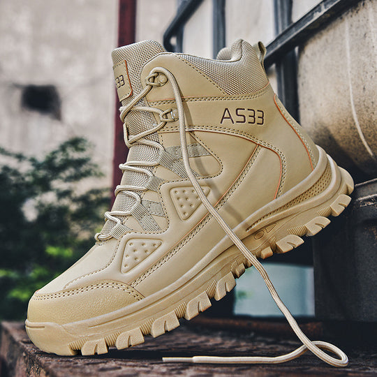 Herren Höhenwanderstiefel mit rutschfester Sohle und wasserdichtem Obermaterial EB