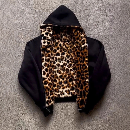 Damen Hoodie mit luxuriösem Kunstfellfutter EB
