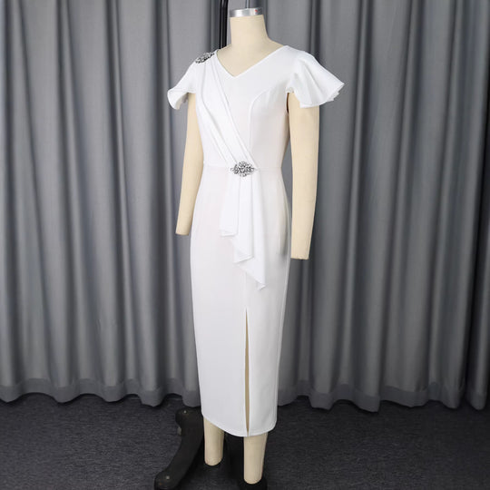 Damen Elegantes Abendkleid mit figurbetonender Silhouette EB