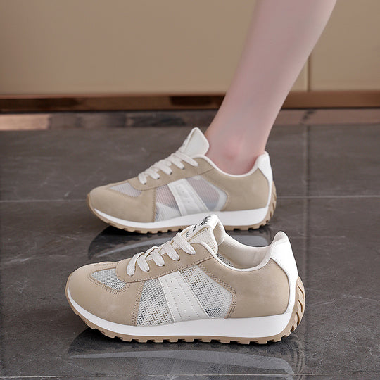 Damen Freizeitsneakers mit atmungsaktivem Mesh-Obermaterial und stoßdämpfender Sohle EB