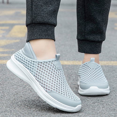 Damen Atmungsaktive Freizeitsneaker mit elastischem Einstieg EB