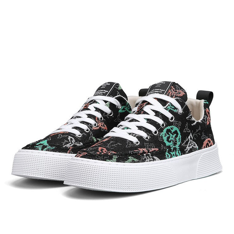 Damen Urban Fashion Sneaker mit einzigartigem Print EB