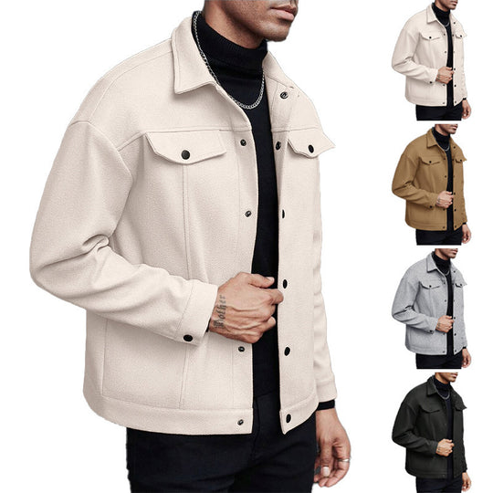 Herren moderne Freizeitjacke im lässigen Schnitt EB