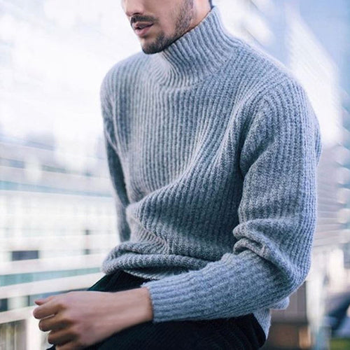 Herren Rollkragenpullover aus hochwertiger Wolle EB