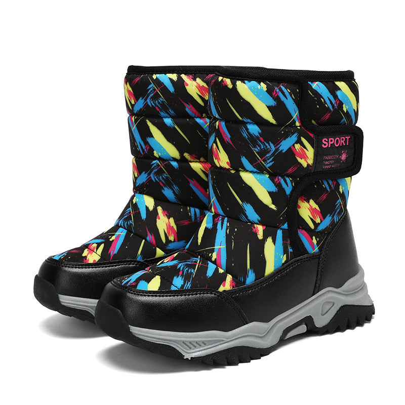 Damen isolierte Winterstiefel mit rutschfester Profilsohle und atmungsaktivem Innenfutter EB