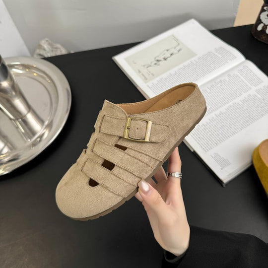 Damen Clogs mit modischem Riemendesign und weichem Innenfutter EB