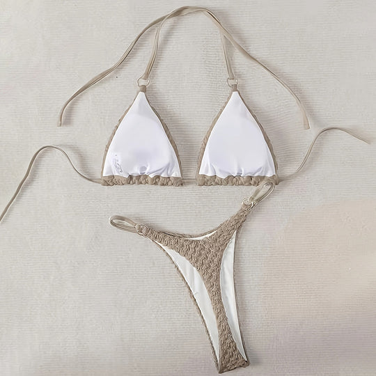 Damen trendiger Triangel-Bikini EB