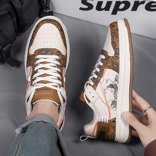 Damen Sneakers mit kunstvoller Paisley-Musterung und atmungsaktiver Oberflächenstruktur EB