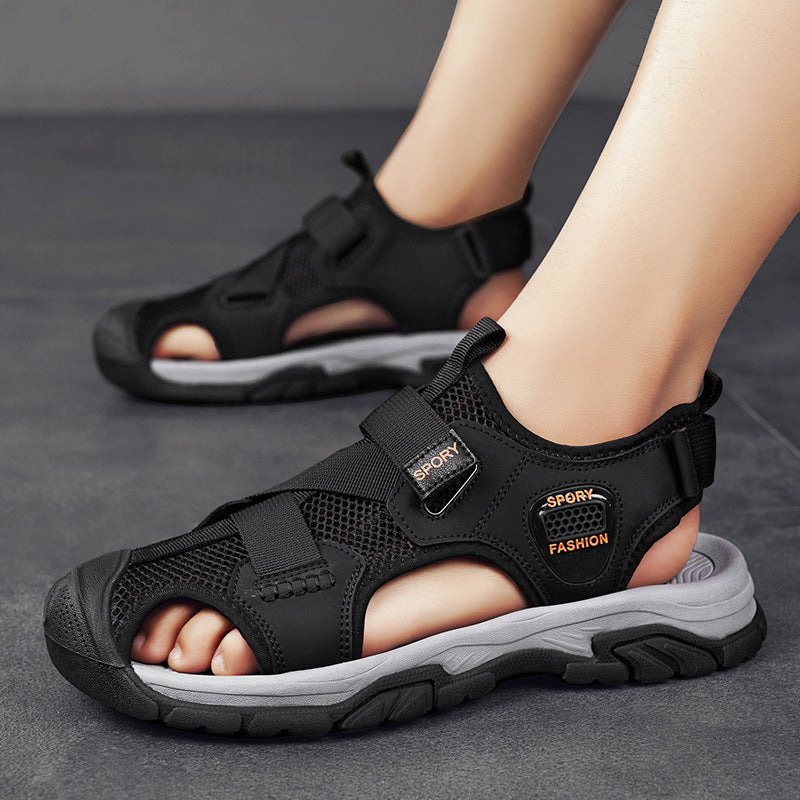 Damen Sportliche Sandalen mit verstellbaren Riemen und rutschfester Sohle EB