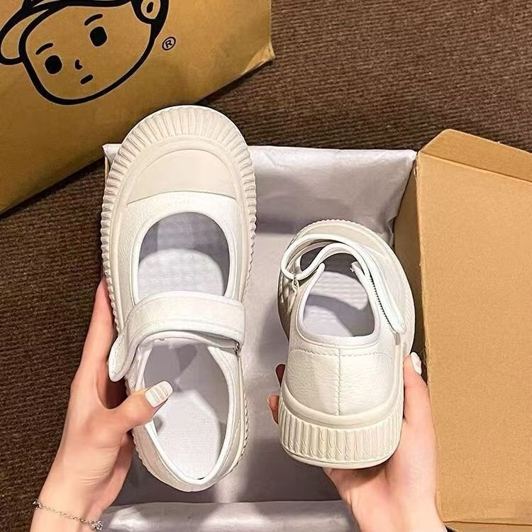 Damen Sneakers mit verstellbarem Riemen und dämpfender Laufsohle EB