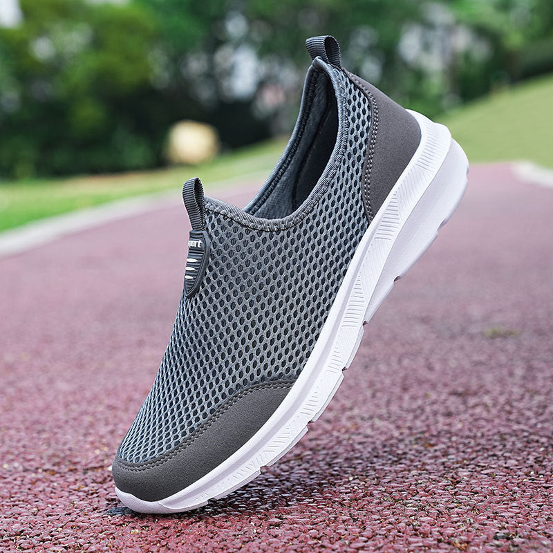 Damen Atmungsaktive Slip-On Freizeit-Sneaker mit rutschfester Sohle EB