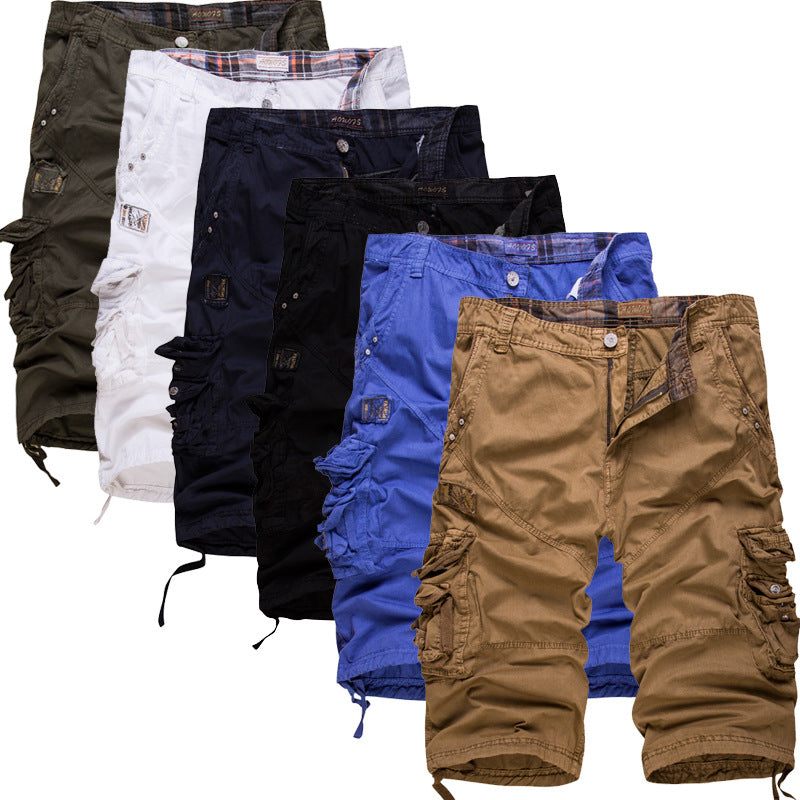 Herren Cargoshorts mit multifunktionalen Taschen und verstellbarem Bund EB