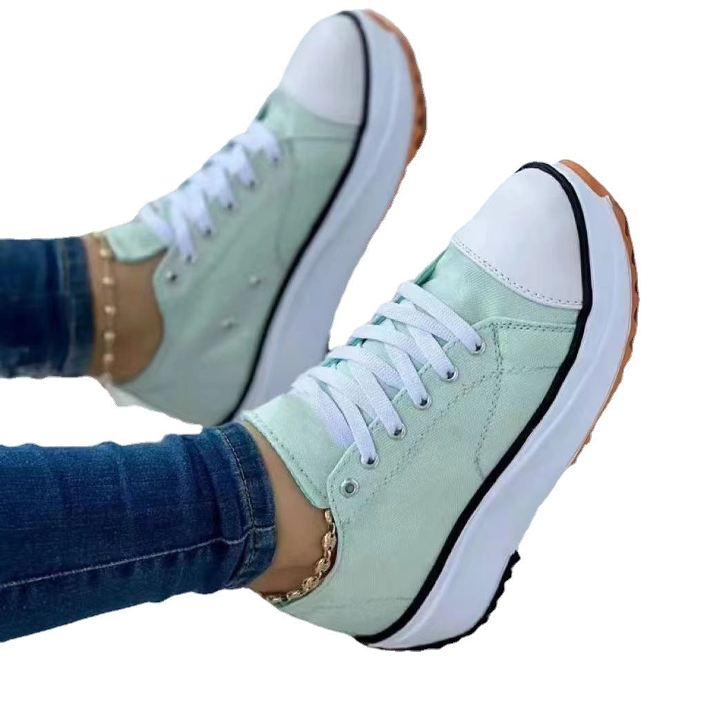Damen Sportliche Sneaker mit modischem Obermaterial und rutschfester Sohle EB