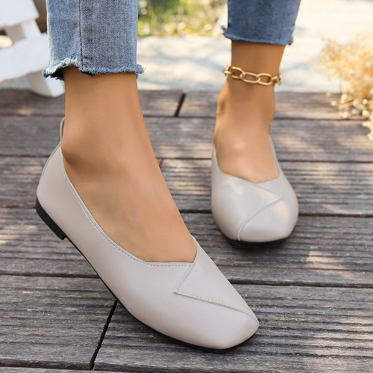 Damen Ballerinas mit elegantem Kreuz-Design und komfortabler Innensohle EB