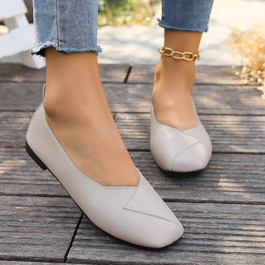 Damen Ballerinas mit elegantem Kreuz-Design und komfortabler Innensohle EB