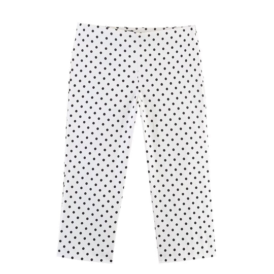 Damen Leggings mit modernem Punktedesign und elastischem Bund EB