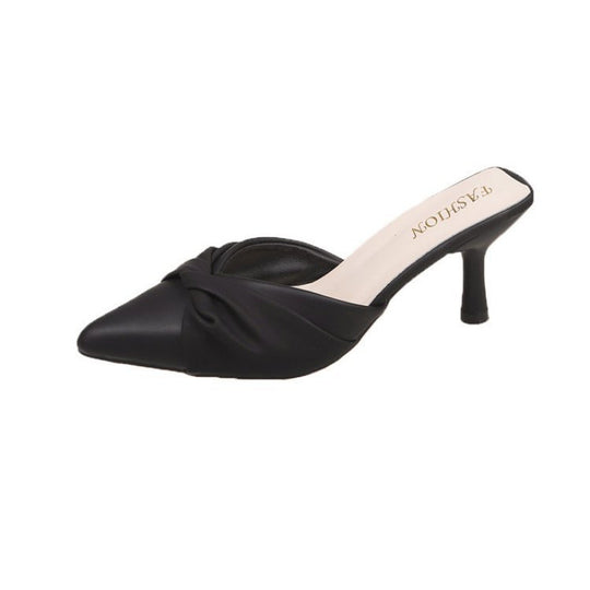Damen Sling-Pumps mit stilvollem Knotendesign und elegantem Absatz EB