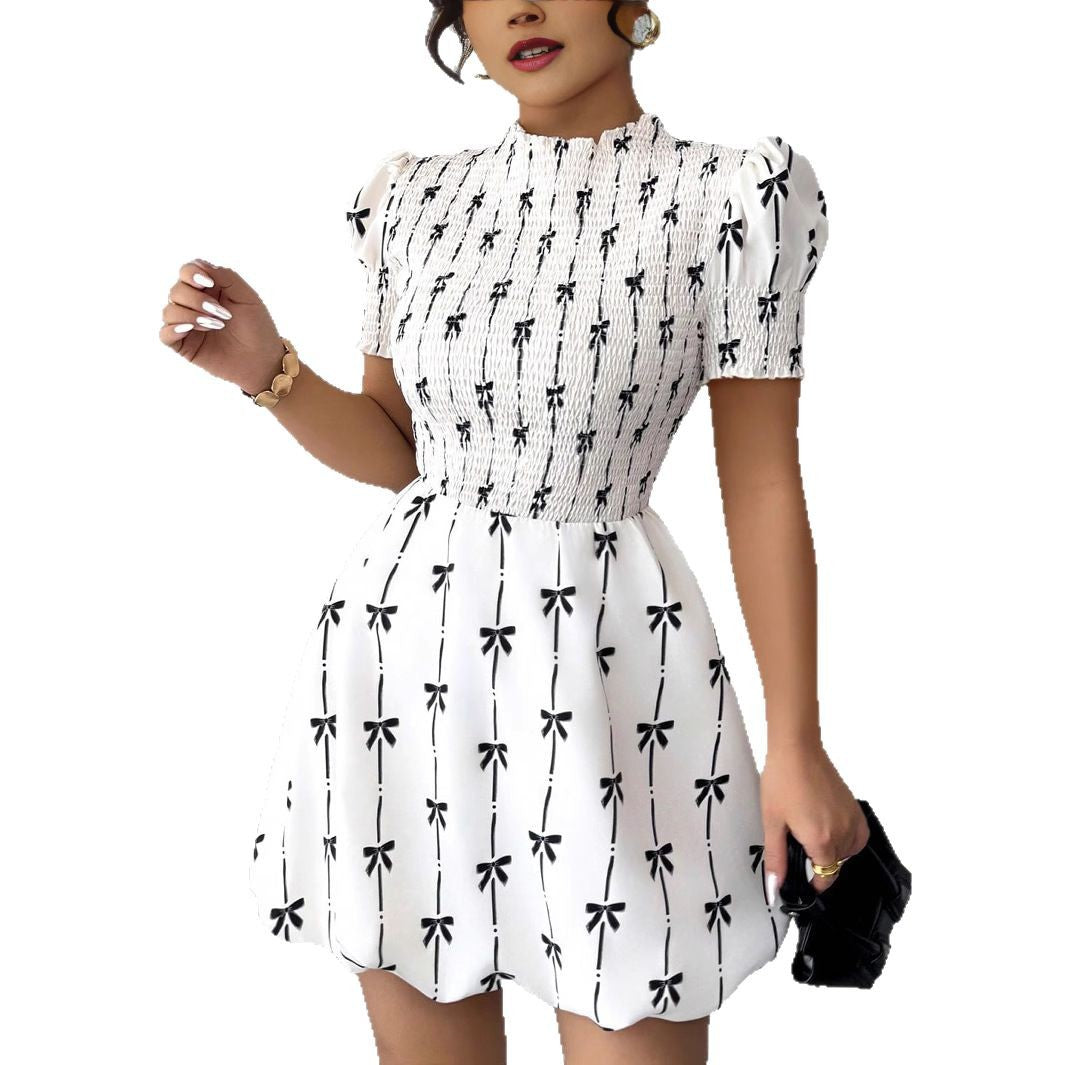 Damen Verspieltes Sommerkleid mit Rüschendetails und hochwertiger Baumwollmischung EB