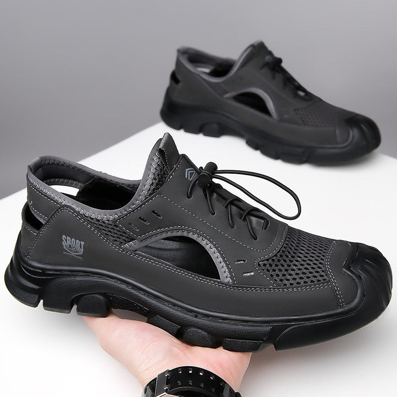 Damen Komfortable Schnürschuhe mit atmungsaktivem Mesh-Obermaterial und strapazierfähiger Sohle EB