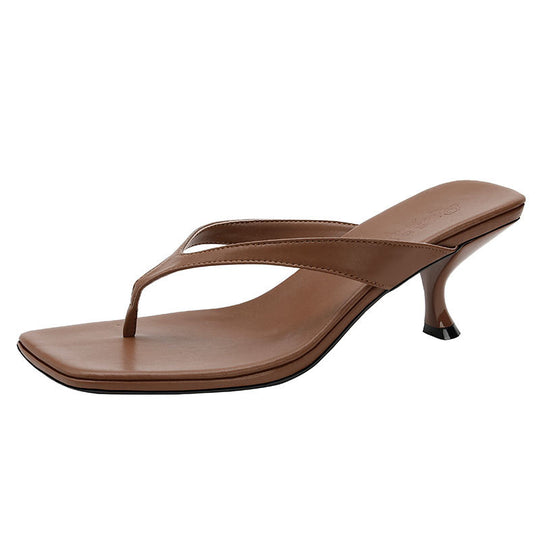 Damen Stilvolle Flip-Flops mit elegantem Riemendesign EB