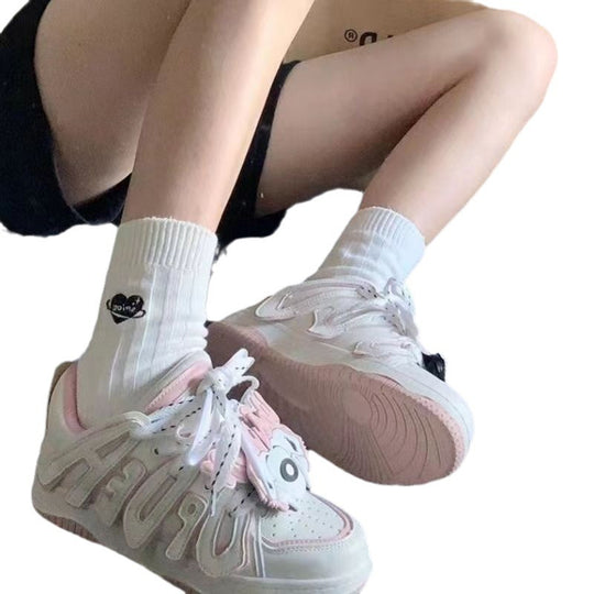 Damen Sneakers mit verspieltem Tierdesign und komfortabler Sohle EB