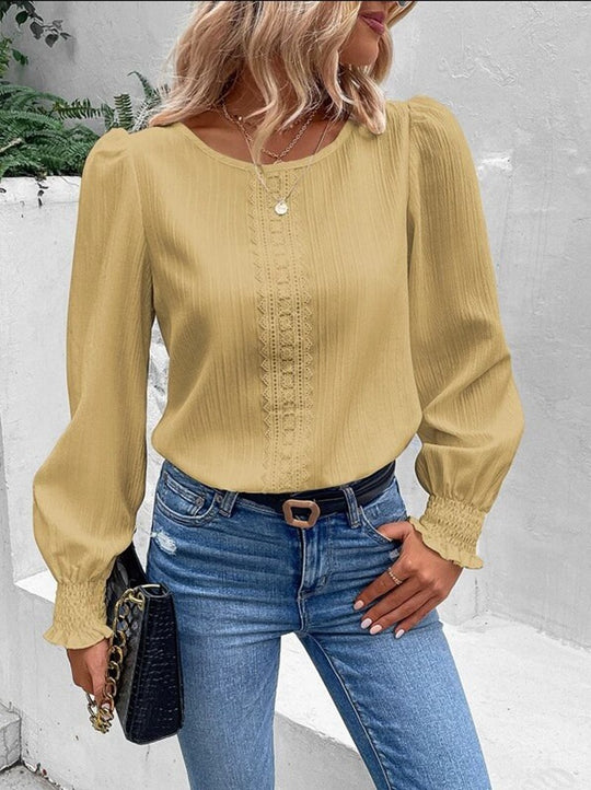 Damen Elegantes und luftiges Blusenshirt EB