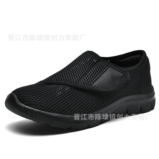 Damen Bequeme Slip-On Sneakers mit atmungsaktiver Netzstruktur EB