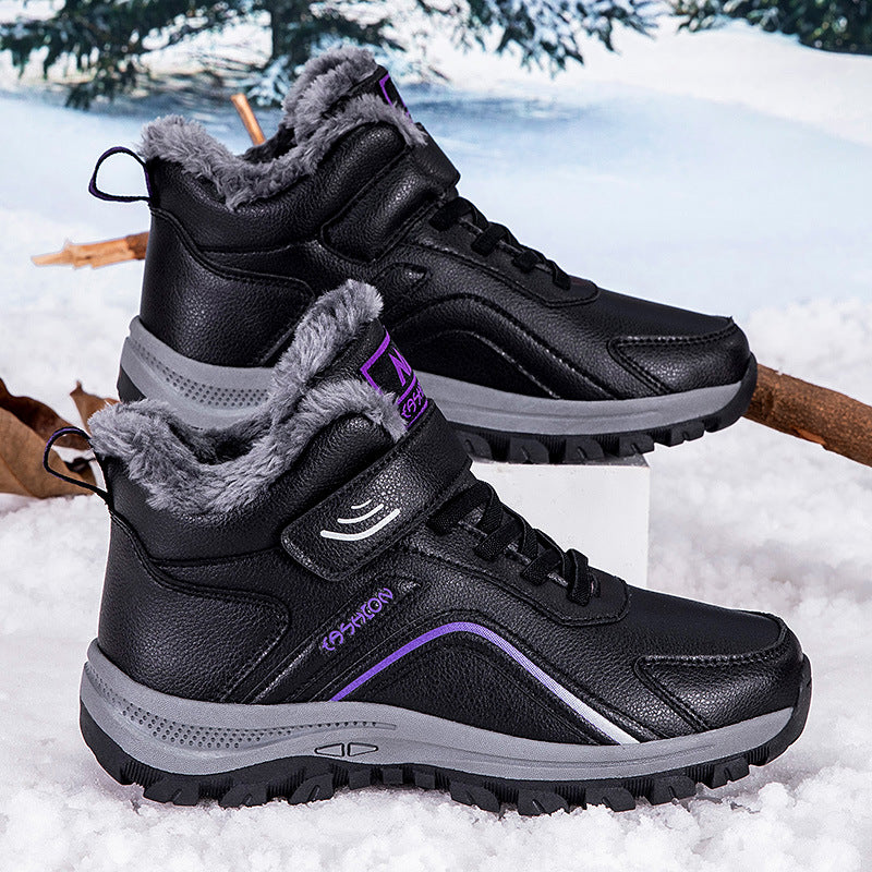 Damen warme Winterboots mit isolierender Fütterung und rutschfester Sohle EB