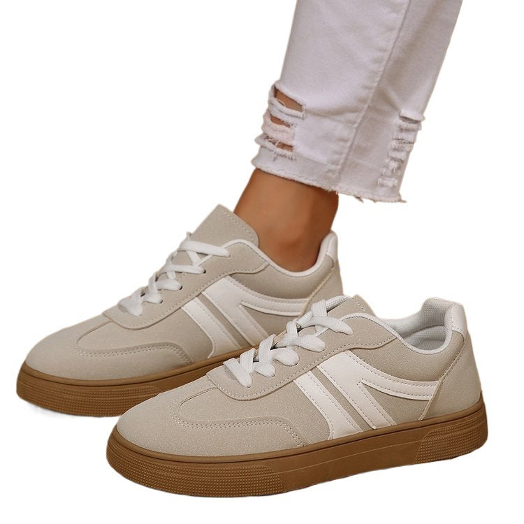 Damen Sportliche Freizeit Sneakers mit atmungsaktivem Obermaterial EB