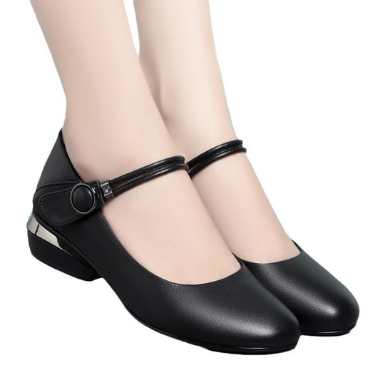 Damen Ballerinas mit elegantem Riemen EB