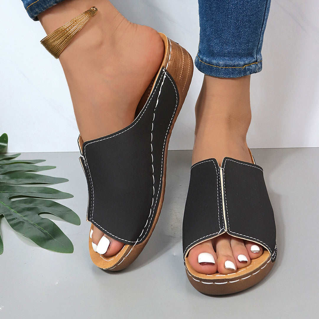 Damen lässige Pantoletten mit ergonomischer Fußbettung EB