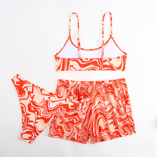 Damen Bikiniset mit innovativem Muster EB