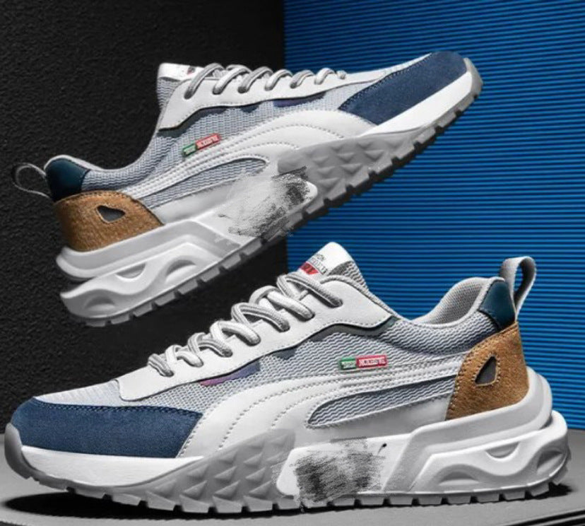 Damen modische und bequeme Sneakers mit atmungsaktivem Obermaterial EB