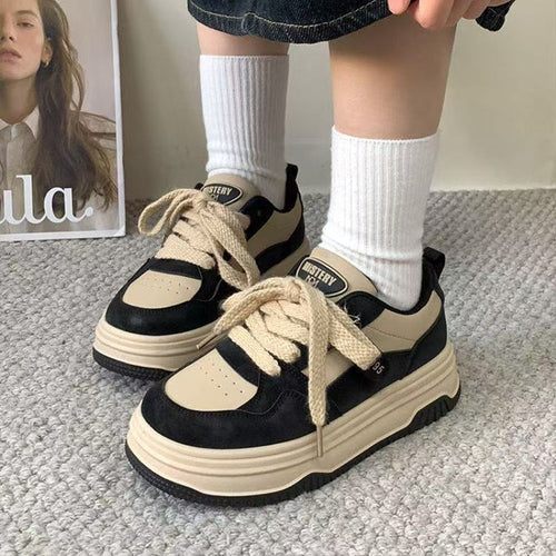 Damen Chunky Sneaker mit bequemer Dämpfung und modischem Design EB