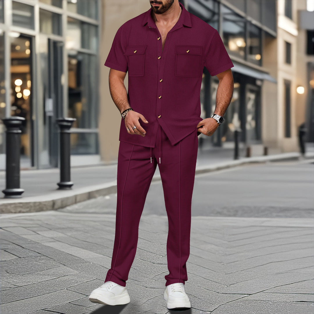 Herren Hochwertiges Freizeitanzug-Set mit modernem Schnitt EB
