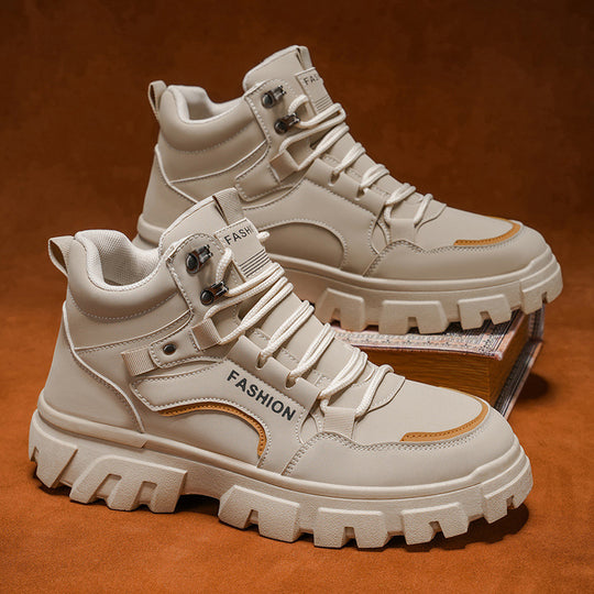 Damen modische High-Top Boots mit robustem Design und optimaler Stabilität EB