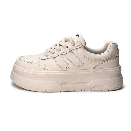Damen Modische Sneakers mit sportlicher Plattform und atmungsaktivem Obermaterial EB