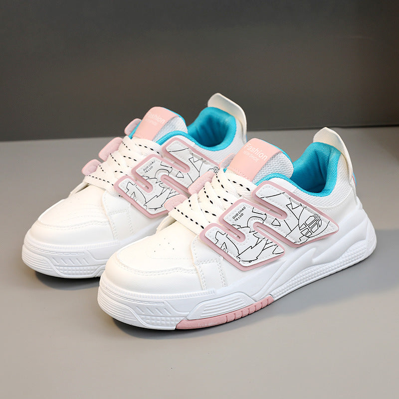 Damen modische Sneaker mit elastischem Verschluss und gepolsterter Innensohle EB