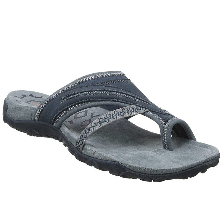 Damen trendige Zehentrenner-Sandalen EB