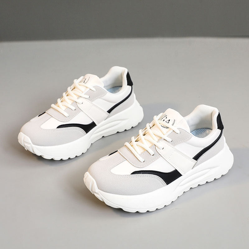 Damen Sportliche Chunky Sneakers mit atmungsaktivem Obermaterial und dämpfender Laufsohle EB