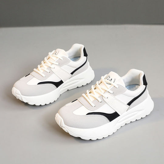 Damen Sportliche Chunky Sneakers mit atmungsaktivem Obermaterial und dämpfender Laufsohle EB