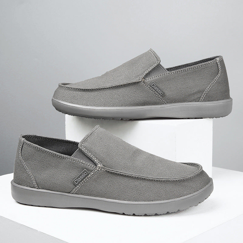 Damen Bequeme Slip-On Schuhe aus atmungsaktivem Material EB