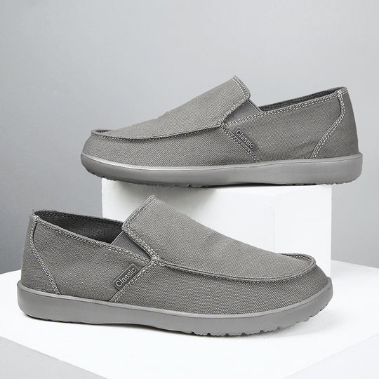 Damen Bequeme Slip-On Schuhe aus atmungsaktivem Material EB
