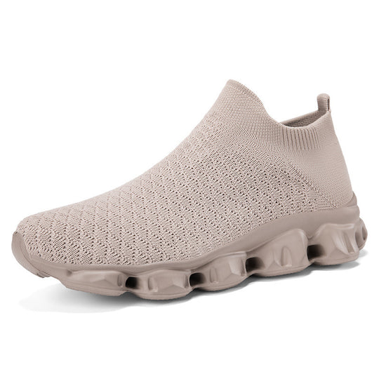 Damen High-Top Strick-Sneaker mit luftiger Sohle EB