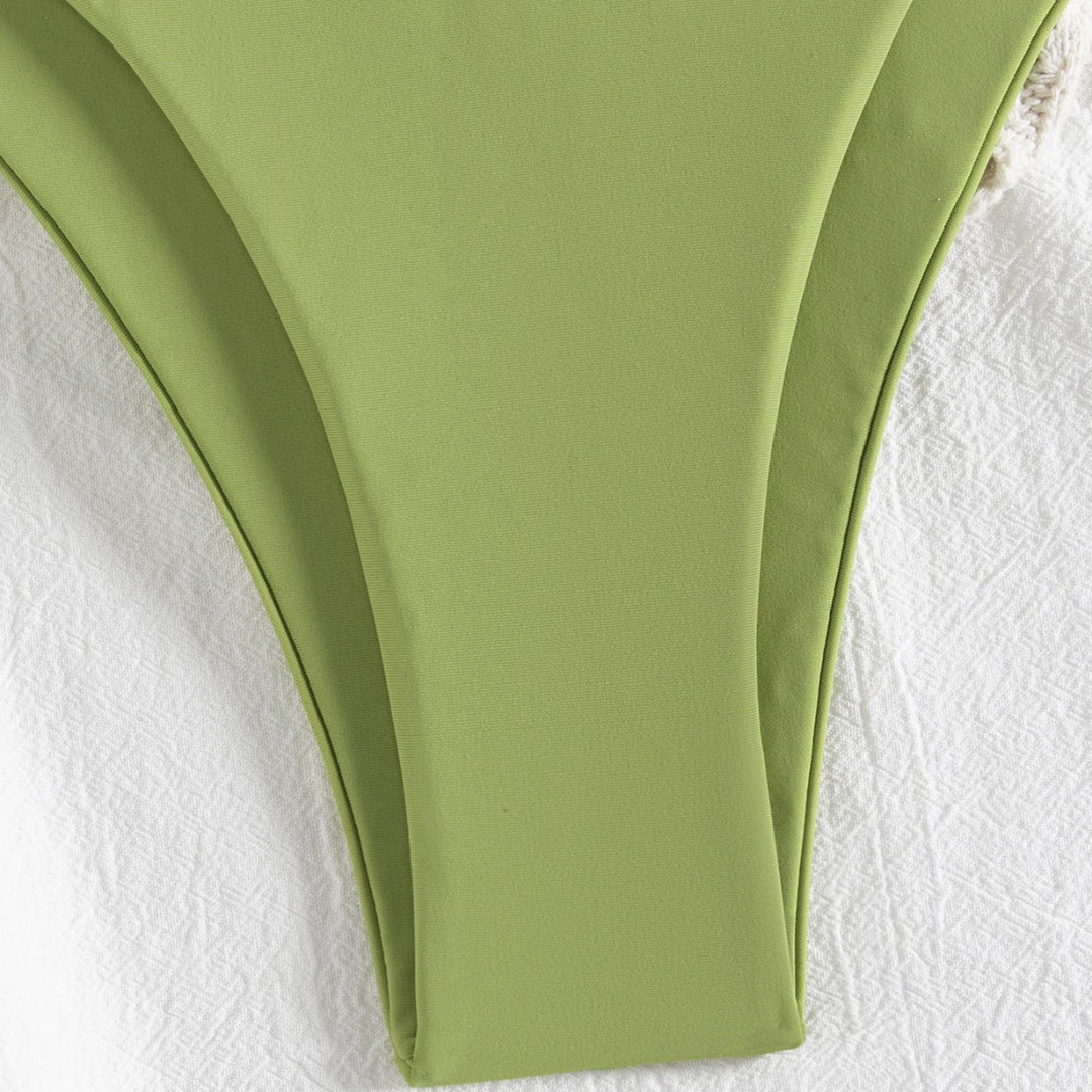 Damen Triangel-Bikini mit Muschel-Applikationen EB
