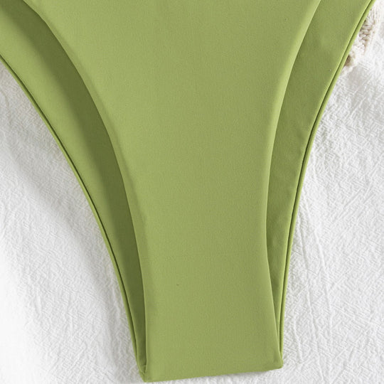 Damen Triangel-Bikini mit Muschel-Applikationen EB