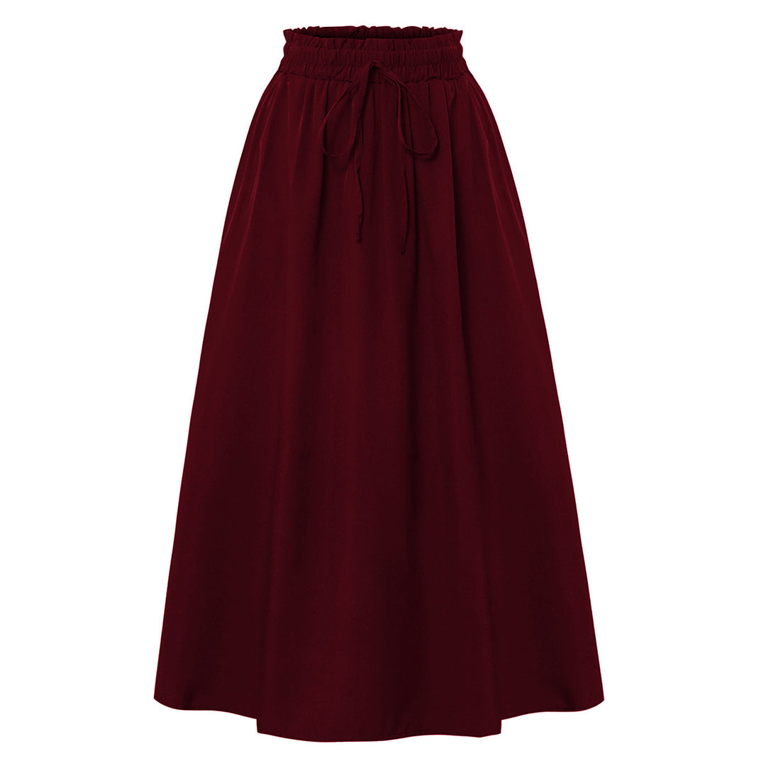 Damen Midi-Rock mit floralen Print EB