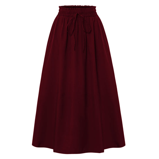 Damen Midi-Rock mit floralen Print EB