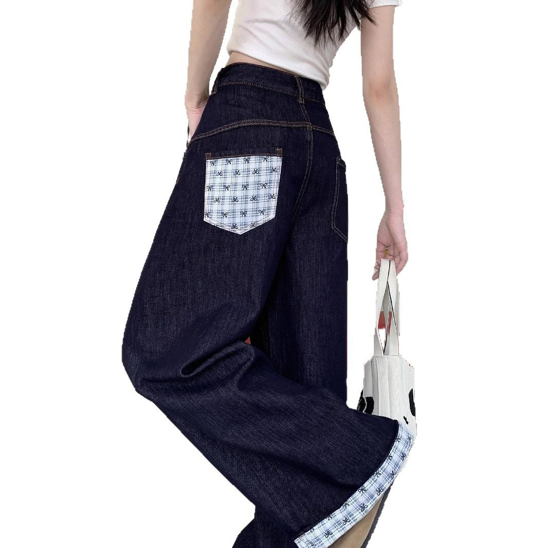 Damen Weite Jeanshose EB