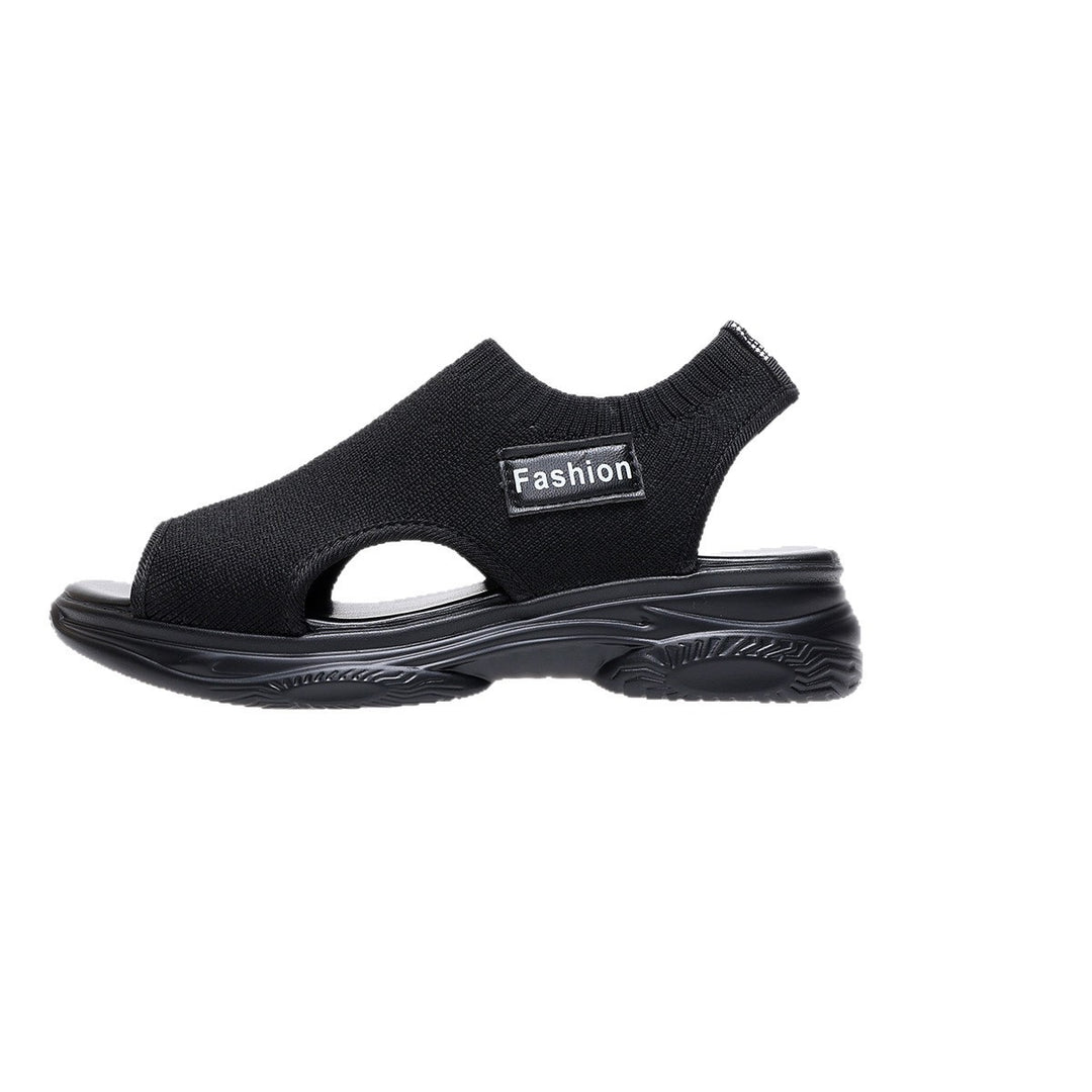 Damen Sportliche Sandalen mit atmungsaktiver Textiloberfläche und rutschfester Sohle EB